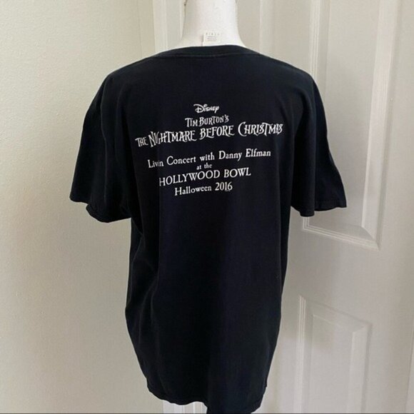 Disney Tim Burton The Nightmare Before Christmas Concert T-Shirt Sz Large - Picture 6 of 8